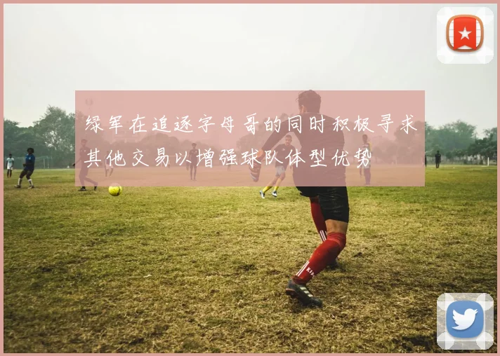 绿军在追逐字母哥的同时积极寻求其他交易以增强球队体型优势